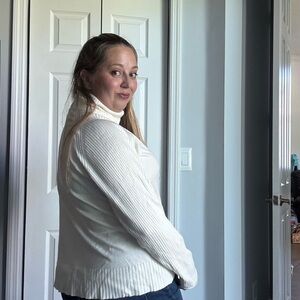 NWT Tribal Jeans Cream Ribbed Turtleneck Sweater – XL – Cozy Chic